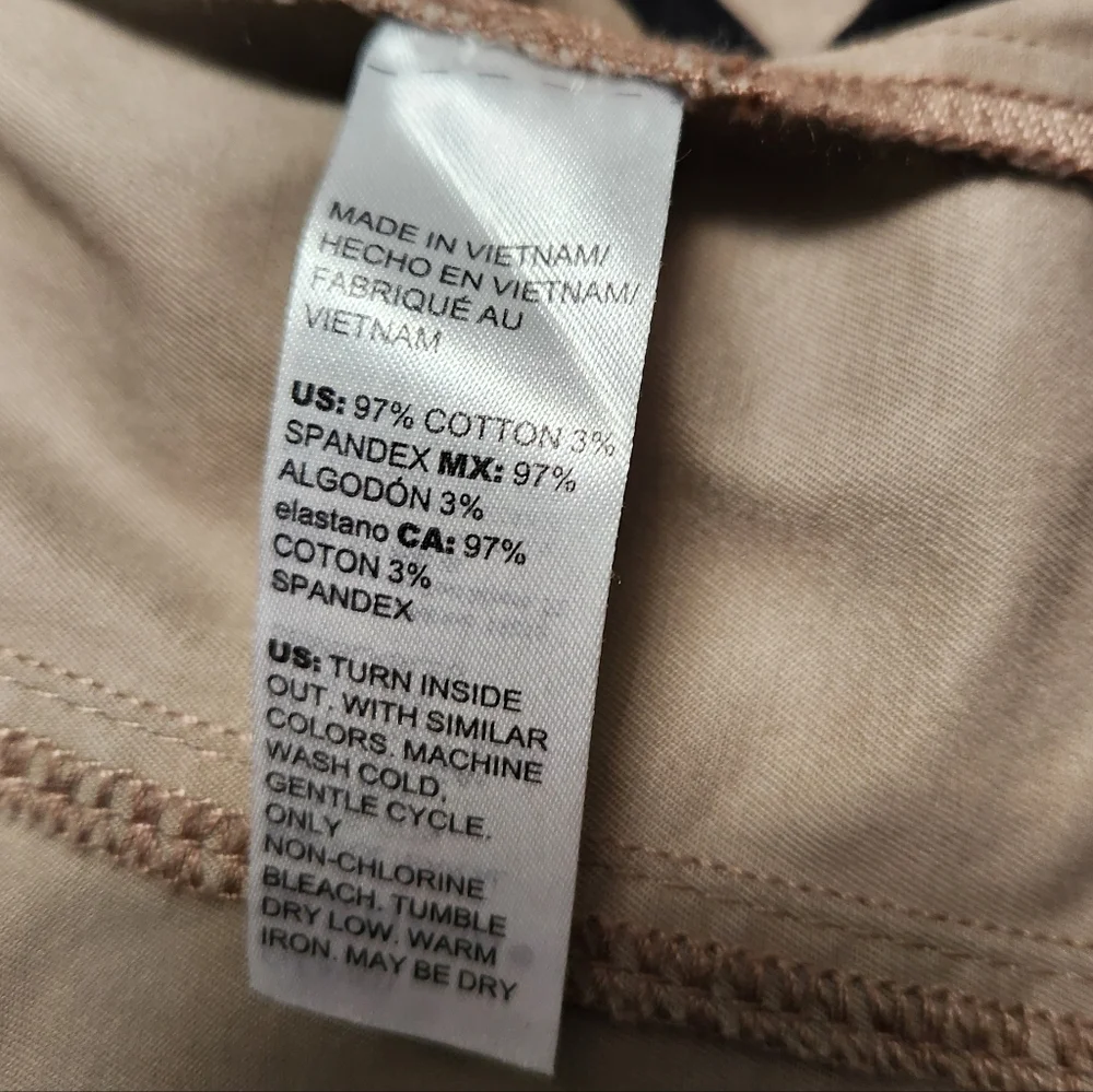Taupe Fitted Buckle Collar Utility Jacket from White House Black Market. - Picture 11 of 15